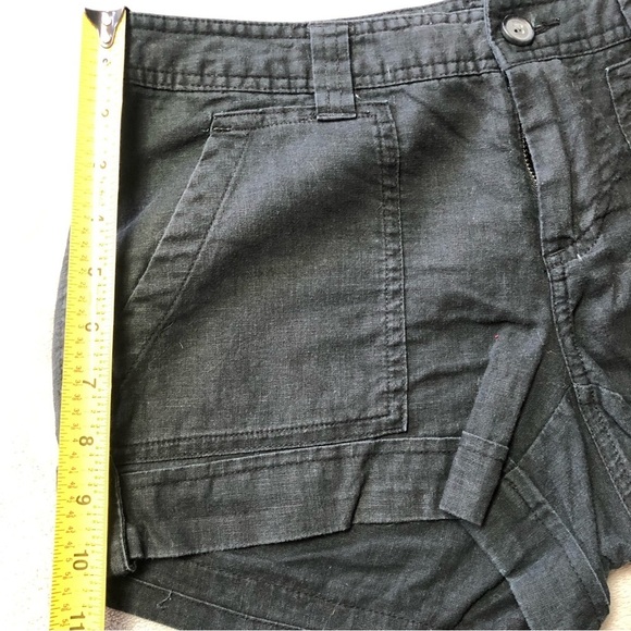 Gap Aubrey Black Linen/Cotton Blend Shorts Size 4 - Picture 10 of 10